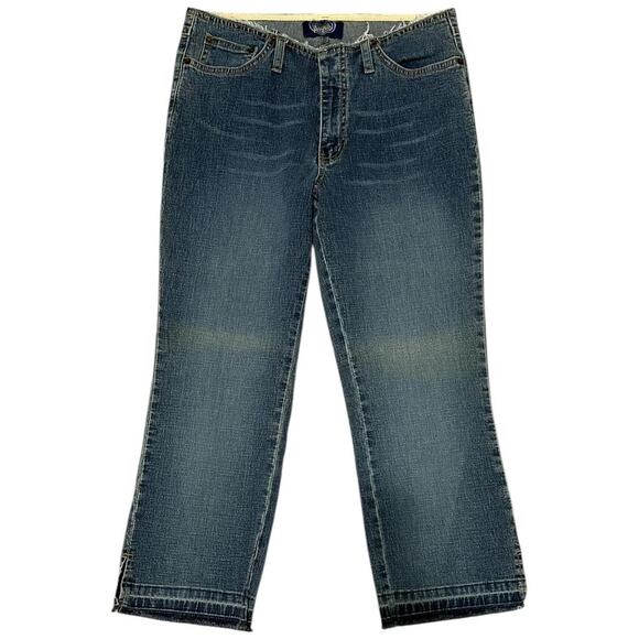 Angels Y2K Trim Waist Capri Jeans - Picture 1 of 4